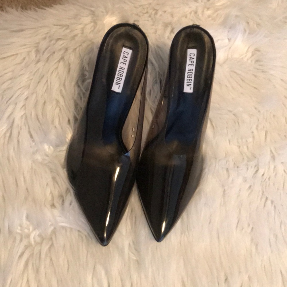 Brand New Cape Robbin Clear Mules